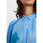 Kobiety SHIRT | Nümph NUCARRIE - Sukienka koszulowa - della robbia blue/niebieski - SP75073