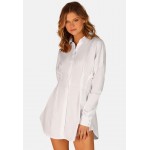 Kobiety SHIRT | OW Collection ELLA - Sukienka koszulowa - white/biały - WX50074