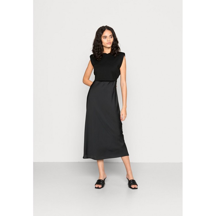 Kobiety COMBINATION CLOTHING | AllSaints TIERNY CROP DRESS - Sukienka letnia - black/czarny - IW98668