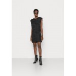 Kobiety DRESS | AllSaints ZEBRA TANK DRESS - Sukienka letnia - washed black/czarny - SG75176