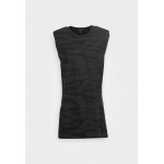 Kobiety DRESS | AllSaints ZEBRA TANK DRESS - Sukienka letnia - washed black/czarny - SG75176