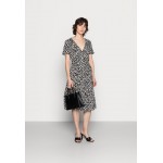 Kobiety DRESS | Anna Field WRAP DRESS - Sukienka letnia - black/white/czarny - FB78487