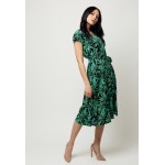 Kobiety DRESS | Bubala FLORA - Sukienka letnia - navy blue green/granatowy - MY19960