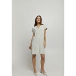 Kobiety DRESS | b.young BYFALAKKA V NECK - Sukienka letnia - seagrass mix/szary denim - UC03888