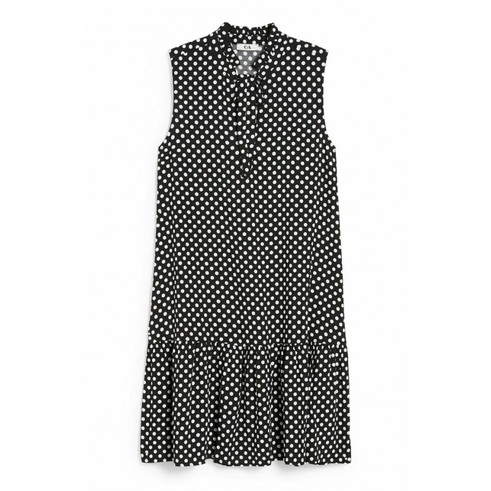 Kobiety DRESS | C&A Sukienka letnia - black white/czarny - GU64970