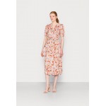 Kobiety DRESS | Cream CRCEYDA FIT&FLARE DRESS - ZALLY FIT - Sukienka letnia - multicolour flower/wielokolorowy - PR01155