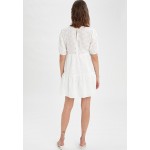 Kobiety DRESS | DeFacto SLIM FIT - Sukienka letnia - white/biały - QF85318