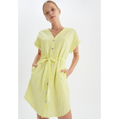 Kobiety DRESS | DeFacto SUMMER  - Sukienka letnia - yellow/żółty - VI69932