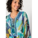 Kobiety DRESS | Derhy ANICETTE ROBE - Sukienka letnia - bleu/petrole/wielokolorowy - SU70194