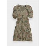 Kobiety DRESS | Desigual VEST CAMOFLOWER MICKEY MOUSE - Sukienka letnia - military green/oliwkowy - BX96977