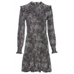 Kobiety DRESS | edc by Esprit FRILL DRESS - Sukienka letnia - new black/czarny - YK53762