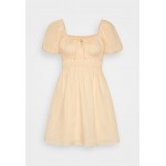 Kobiety DRESS | Faithfull the brand CALABRIA MINI DRESS - Sukienka letnia - plain butter/jasnożółty - IL15123
