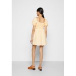 Kobiety DRESS | Faithfull the brand CALABRIA MINI DRESS - Sukienka letnia - plain butter/jasnożółty - IL15123