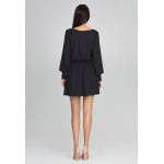 Kobiety DRESS | Figl LONG SLEEVE - Sukienka letnia - black/czarny - QO71127