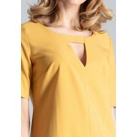Kobiety DRESS | Figl Sukienka letnia - mustard/żółty - EL07674