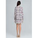 Kobiety DRESS | Figl Sukienka letnia - pattern/biały - QZ49118