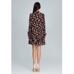 Kobiety DRESS | Figl Sukienka letnia - pattern/czarny - YY24737