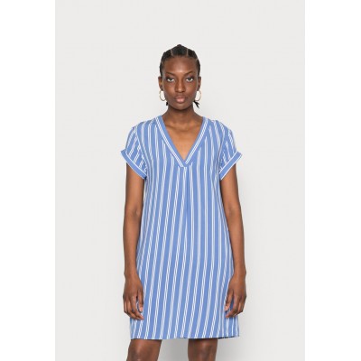 Kobiety DRESS | GAP NEW DRESS - Sukienka letnia - blue/white/biały - BE36448