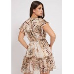 Kobiety DRESS | Guess ROSA DRESS - Sukienka letnia - marron multi/brązowy - SO08207