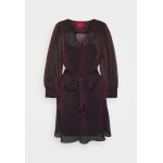 Kobiety DRESS | HUGO KENTA 2-IN-1 - Sukienka letnia - open miscellaneous/ciemnoczerwony melanż - UQ23569