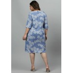 Kobiety DRESS | Instafab Plus Sukienka letnia - blue/niebieski - GX82268