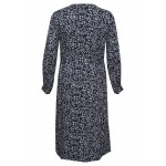 Kobiety DRESS | Kaffe Curve KCVIBA - Sukienka letnia - dark blue petite fleur/granatowy - QB35523