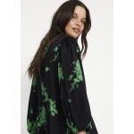 Kobiety DRESS | Kaffe ELORA - Sukienka letnia - black/green 2-toned flower/czarny - RH29034