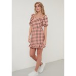 Kobiety DRESS | LELA Sukienka letnia - brick red/bordowy - QL72551