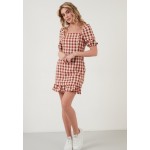Kobiety DRESS | LELA Sukienka letnia - brick red/bordowy - QL72551