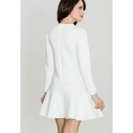 Kobiety DRESS | Lenitif Sukienka letnia - ecru/biały - PF76377