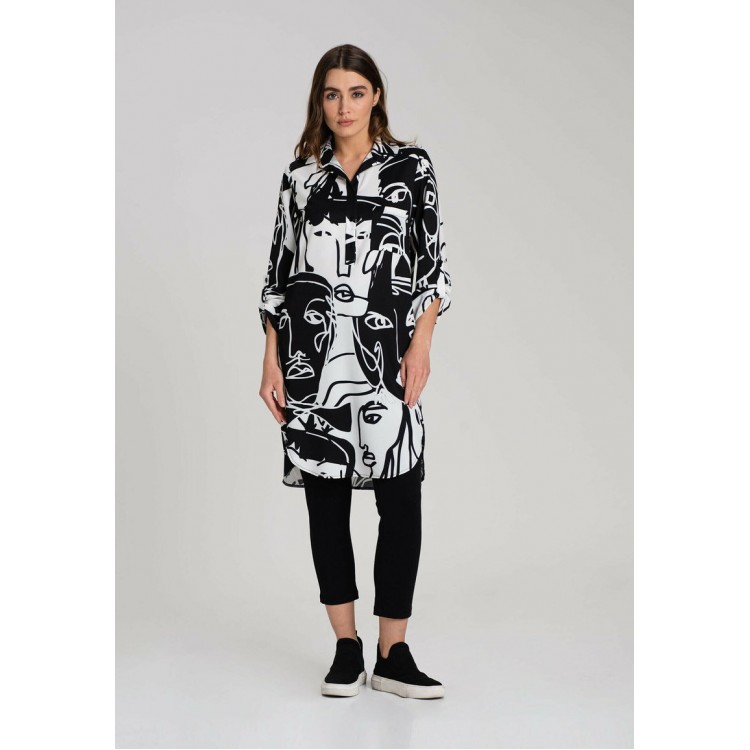 Kobiety DRESS | LOOK made with Love Sukienka letnia - black and white/czarny - AM37442