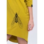 Kobiety DRESS | LOOK made with Love Sukienka letnia - mustard yellow/musztardowy - RV54033