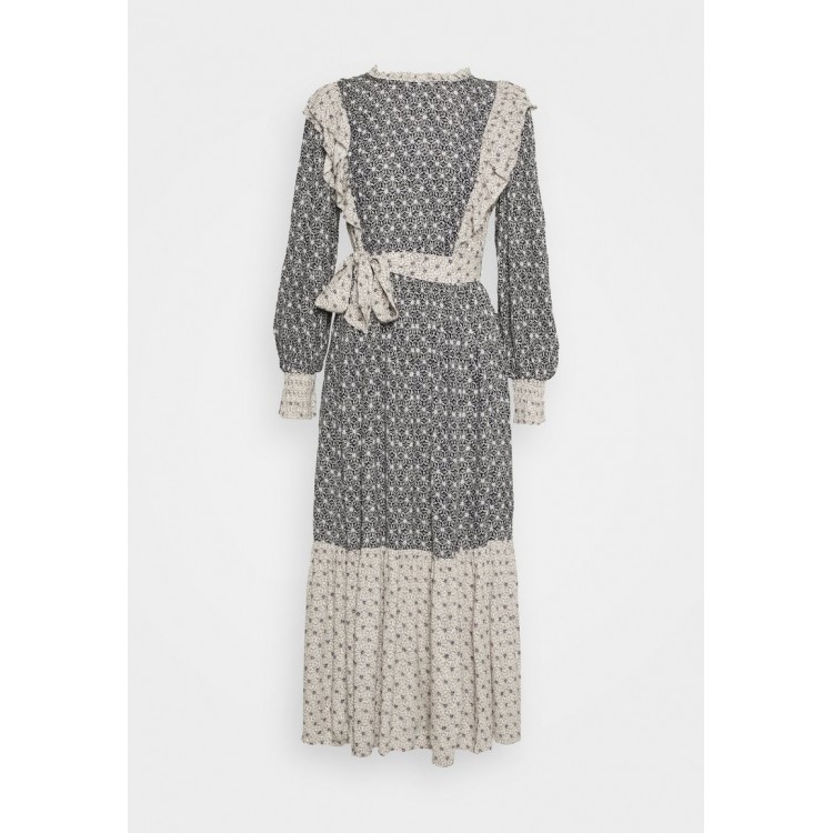 Kobiety DRESS | Marks & Spencer MIX RUFFLE DRESS - Sukienka letnia - navy mix/granatowy - WZ63604