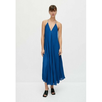 Kobiety DRESS | Massimo Dutti Sukienka letnia - metallic blue/metaliczny niebieski - FE75522