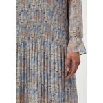 Kobiety DRESS | Minus RIKKA - Sukienka letnia - dusty blue flower print/niebieski - EW24225