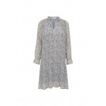 Kobiety DRESS | Minus RIKKA - Sukienka letnia - dusty blue flower print/niebieski - EW24225