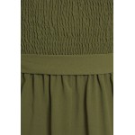 Kobiety DRESS | Missguided Maternity SHIRRED BELTED SMOCK DRESS - Sukienka letnia - khaki/ciemnozielony - HS74144