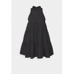 Kobiety DRESS | Missguided Petite HIGH NECK TIERED SLEEVELESS DRESS - Sukienka letnia - black/czarny - GL64064