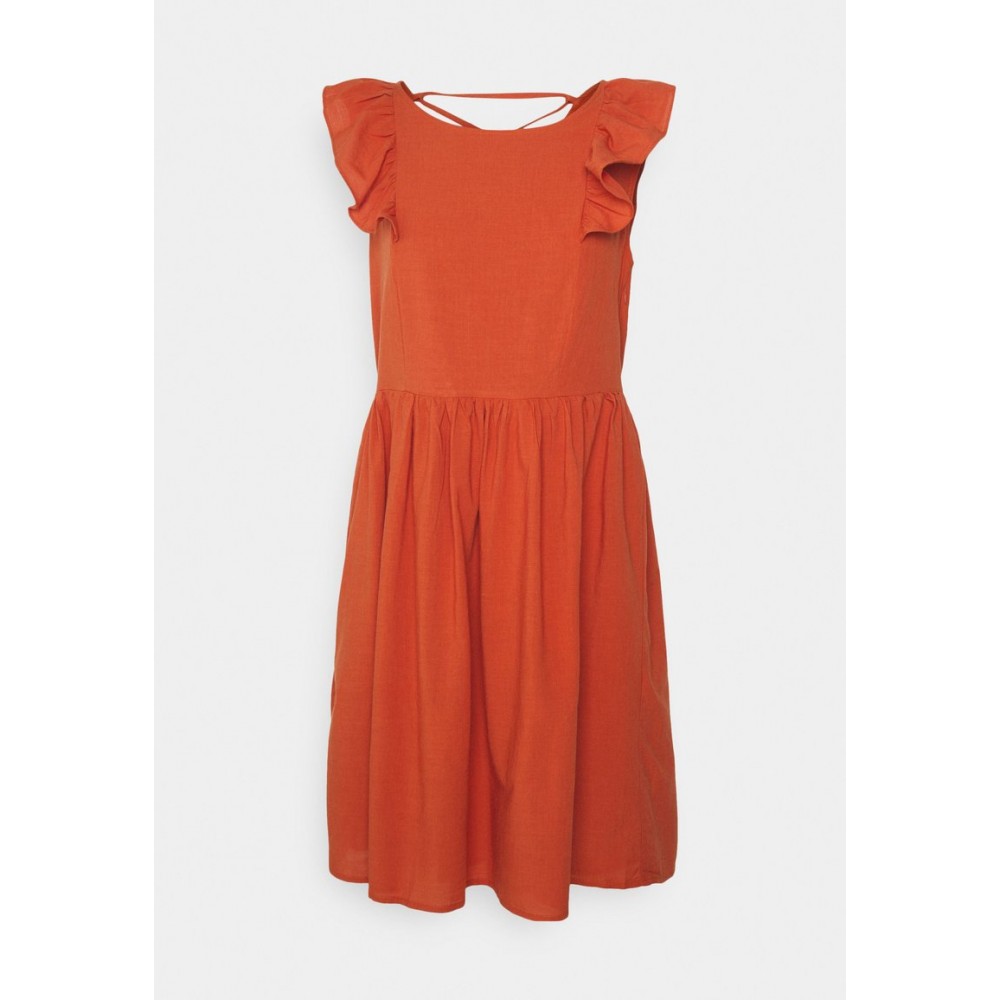 Kobiety DRESS | Molly Bracken LADIES DRESS - Sukienka letnia - brick red/jasnoczerwony - VU04131