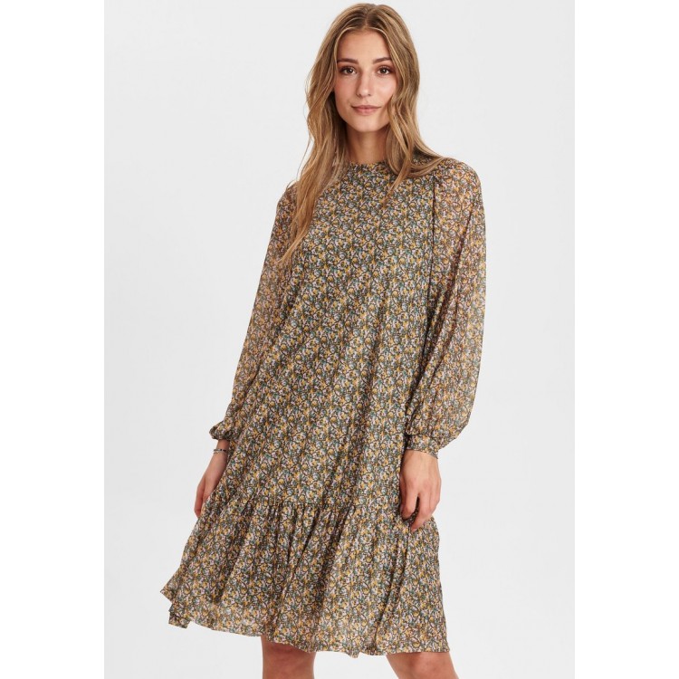 Kobiety DRESS | Nümph NUBEATHE - Sukienka letnia - grape leaf/oliwkowy - VQ17148