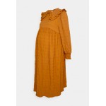 Kobiety DRESS | ONLY MATERNITY OLMPOWER COLLAR DRESS - Sukienka letnia - lion/brązowy - VW63705