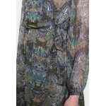 Kobiety DRESS | ONLY ONLCORDELIA WRAP DRESS - Sukienka letnia - rosinhorizon tapestry/ciemnozielony - QX98466