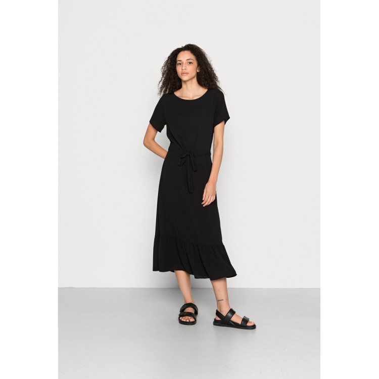 Kobiety DRESS | ONLY ONLNOVA MALLE LONG DRESS - Sukienka letnia - black/czarny - GO89241