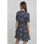 Kobiety DRESS | Oxmo OXEMBLA - Sukienka letnia - total eclipse mix/niebieski - MI55968