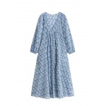 Kobiety DRESS | OYSHO Sukienka letnia - blue/niebieski - XE39995