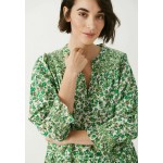 Kobiety DRESS | Part Two NADINEPW DR - Sukienka letnia - green mini flower print/zielony - CD83787
