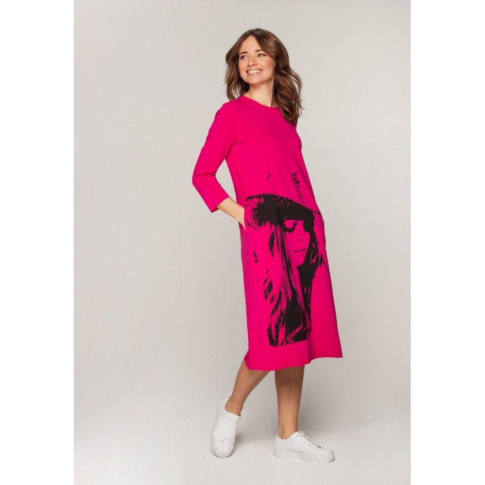 Kobiety DRESS | RABARBAR Sukienka letnia - różowy - IJ08281