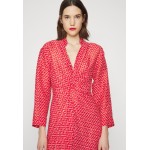 Kobiety DRESS | sandro ROBE RECOUPE - Sukienka letnia - blanc/rouge/czerwony melanż - JI80857
