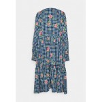 Kobiety DRESS | Simply Be TRAPEZE SMOCK DRESS - Sukienka letnia - dark blue/pink/granatowy - VG15582