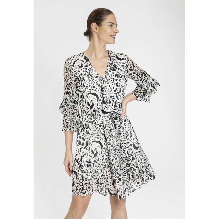 Kobiety DRESS | Solar Sukienka letnia - biały czarny/biały - YW26243